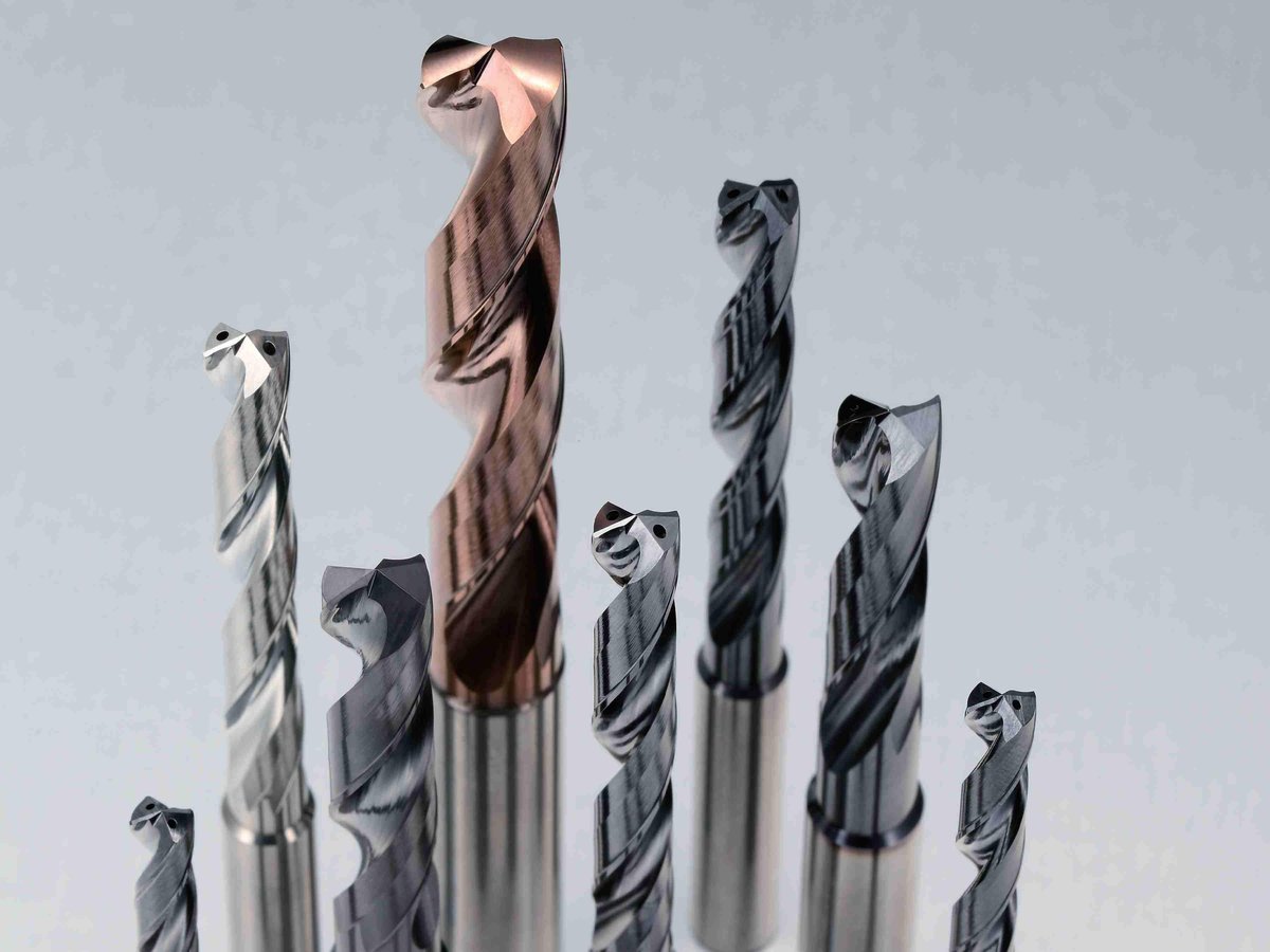 Coated solid carbide drills